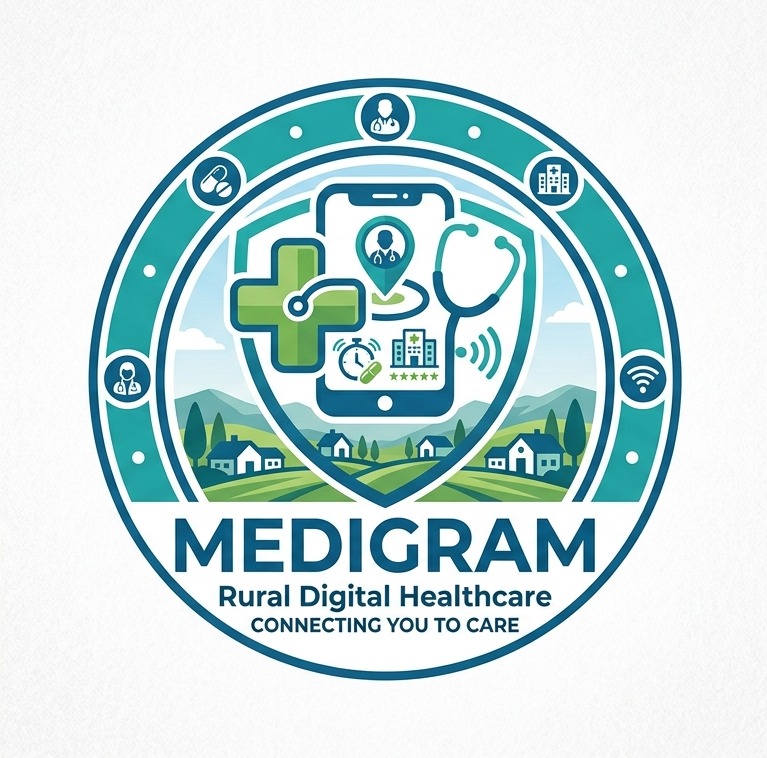 Medigram logo — rural digital healthcare app icon